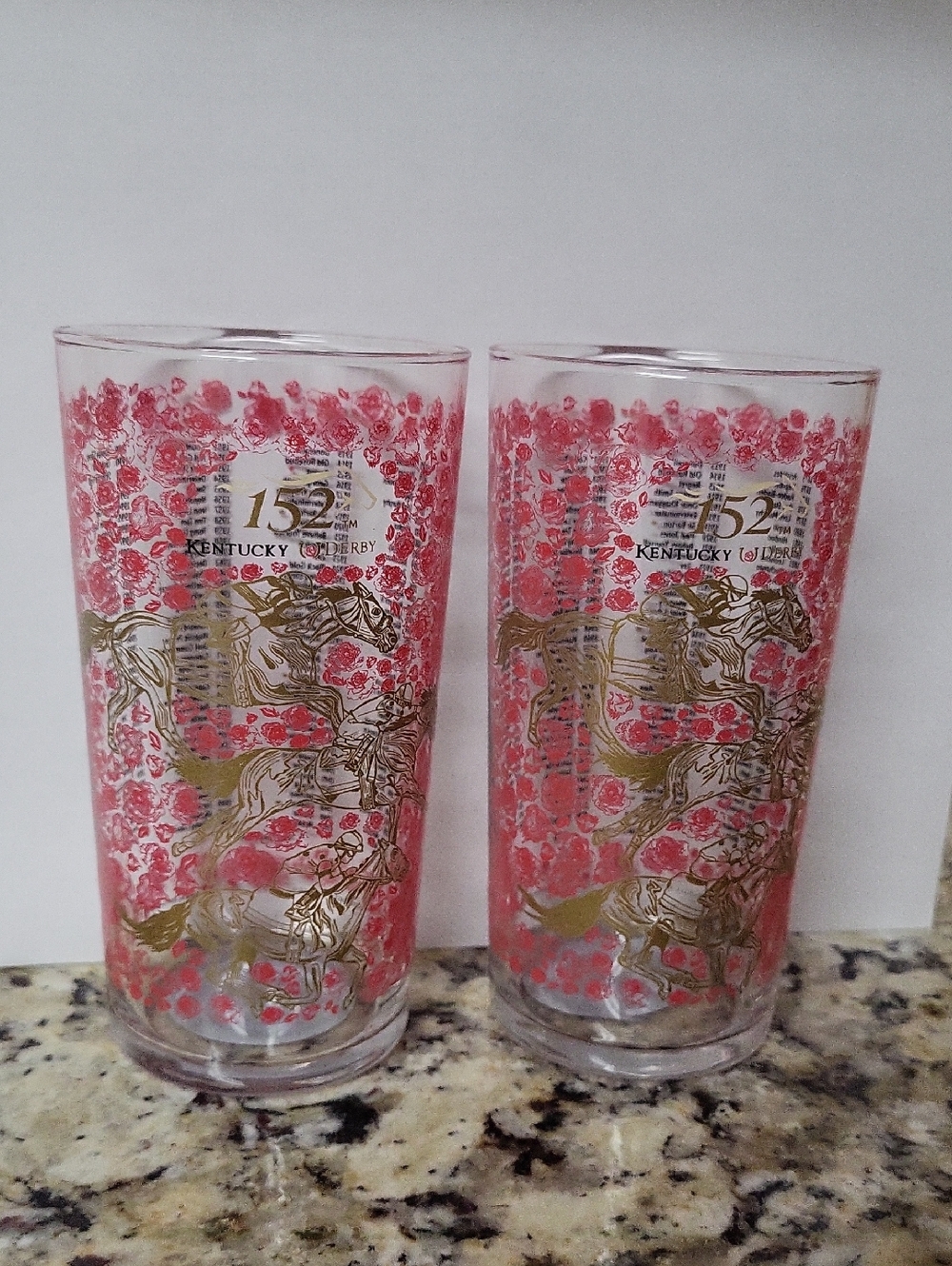 Kentucky Derby 152 Mint Julep Glasses